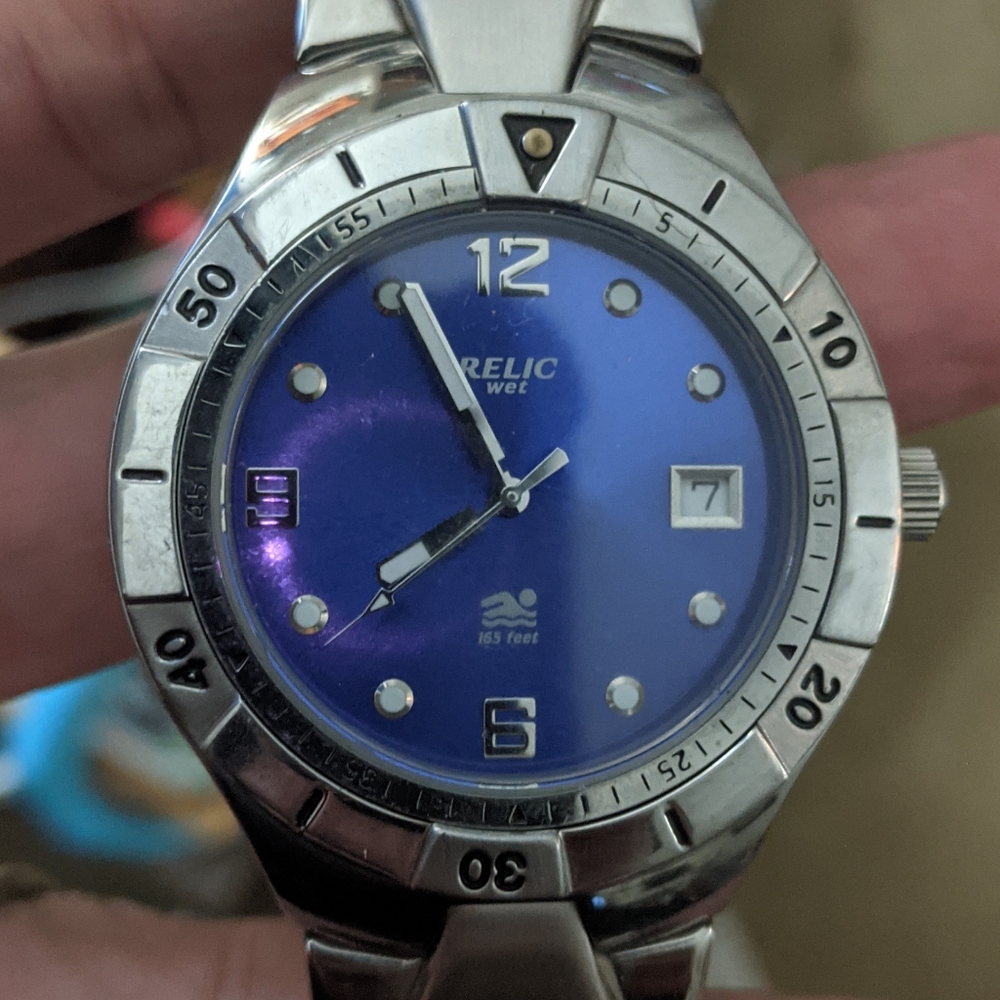 Relic Wet Fossil watch
